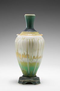 Richard Aerni "Green Pedestal Vase" Inquire
