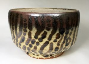 Alan and Rosemary Bennett "Tiger Muskie Bowl" 4.5x7 clay $150.