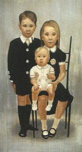 Thomas S. Buechner "The Buechner Children" 31x17.5 oil $4,900.
