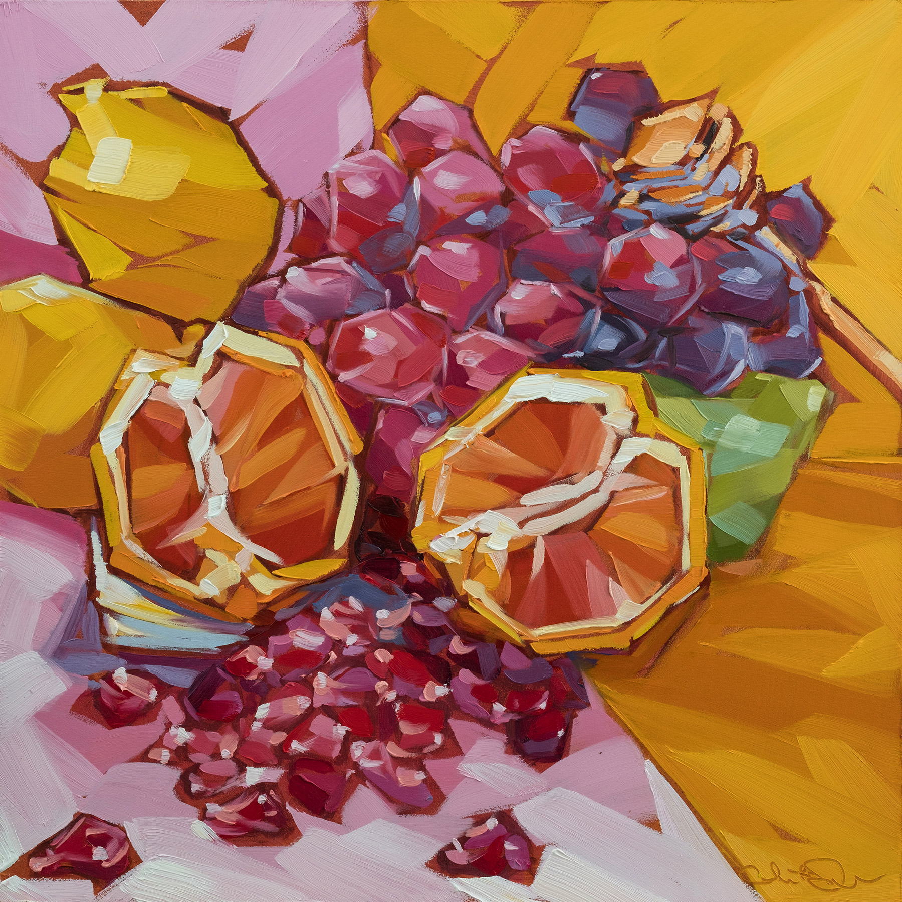 Amy Hutto "Stalwart" (bison) 30x40 acrylic with gold leaf on gallery wrapped canvas $1,975. SOLD