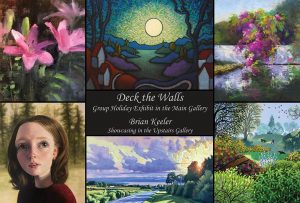 Current Exhibit: "Deck the Walls" Exhibit in the Main Gallery and Showcasing Brian S. Keeler in the Upstairs Gallery @ West End Gallery