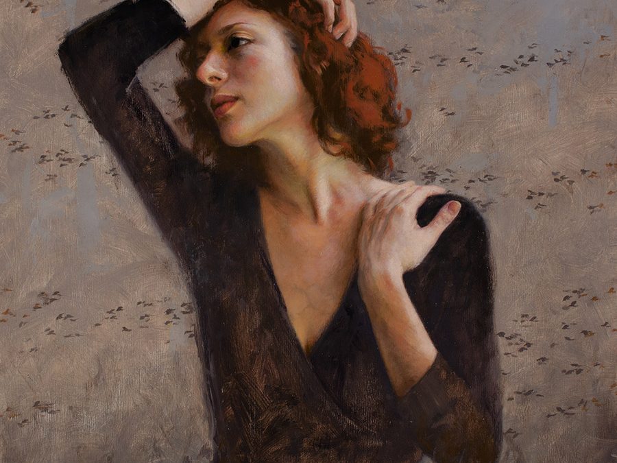 "Until Next Year" 12x12 oil by Dana Hawk $1,200.