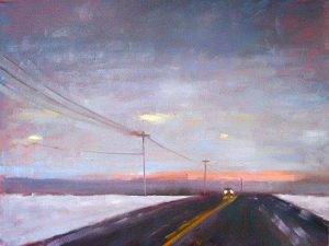 Ileen Kaplan "As Night Falls" 18x24 oil $1,150.