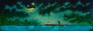 GC Myers "Night Crossing" 8x24 acrylic/canvas $ Inquire