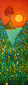 GC Myers "Rising Star" 36x12 acrylic/canvas SOLD