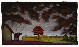 GC Myers "The Heart of All Hopes" 6x10 acrylic/paper $ Inquire