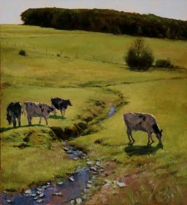 Wilson Ong "Down Hill" 22x20 oil/board $2,250. SOLD