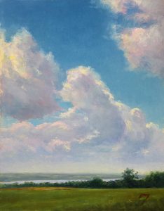 Wilson Ong "Summer on Seneca" 14x11 oil/board $600. SOLD