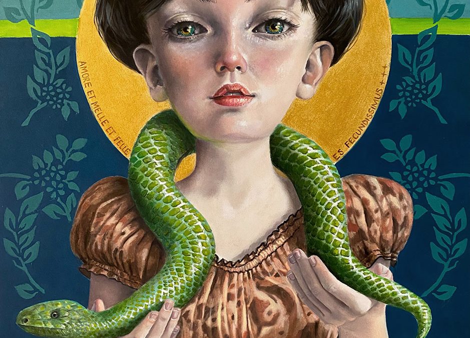 Gina Pfleegor "Charmed" 14x11 oil $1,050. SOLD