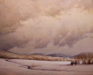Martin Poole "Light Snow" 24x30 oil $3,200.