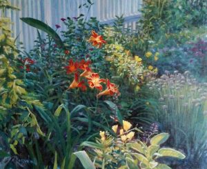 James Ramsdell "Day Lilies" 20x24 oil $1,500.