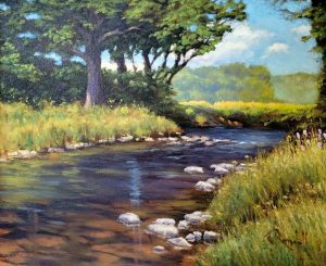 James Ramsdell "Trout Brook" 20x24 oil $2,100.