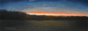 Sean Witucki "Sunset Beam" 2x5 oil/linen $200.