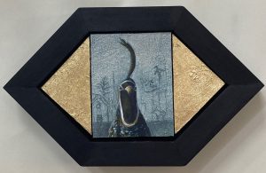 Treacy Ziegler "Quiver of Gold" (Quail) 5.5x4 oil $525.