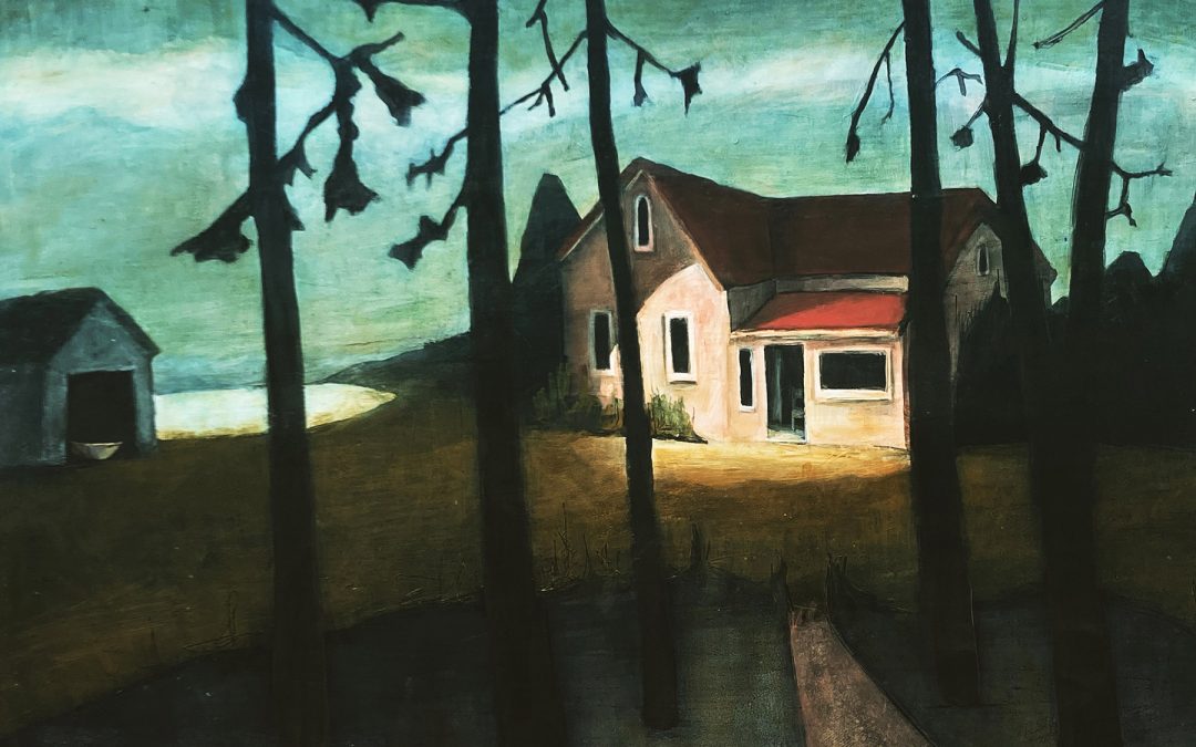 Treacy Ziegler "Through the Sea and into the Woods" 30x40 oil on panel $4,100.